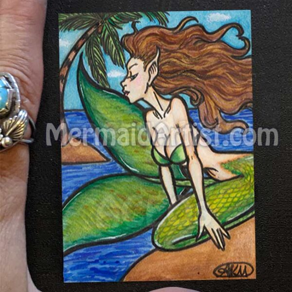 Fionn : Mermaid ACEO Print